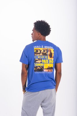 Camiseta Isso &Eacute; Brasil - Torcida 10 - Azul