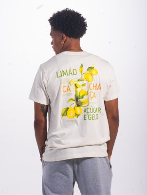 Camiseta Caipirinha de Lim&atilde;o - Torcida 10 - Branco