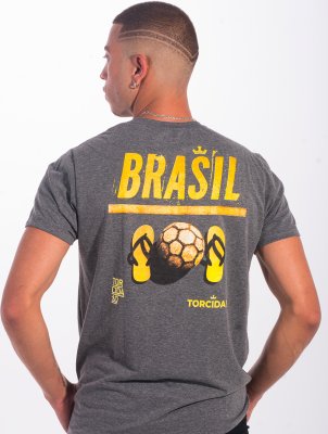 Camiseta Futebol Raiz - Torcida 10 - Mescla