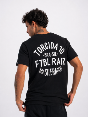 Camiseta Brasileragem - Torcida 10 - Preto